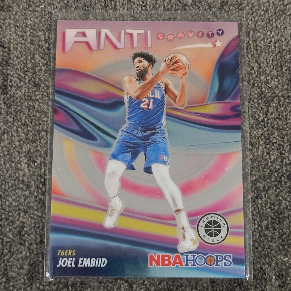 2023-24 Panini NBA Hoops Joel Embiid Premium Stock Anti-Gravity #7